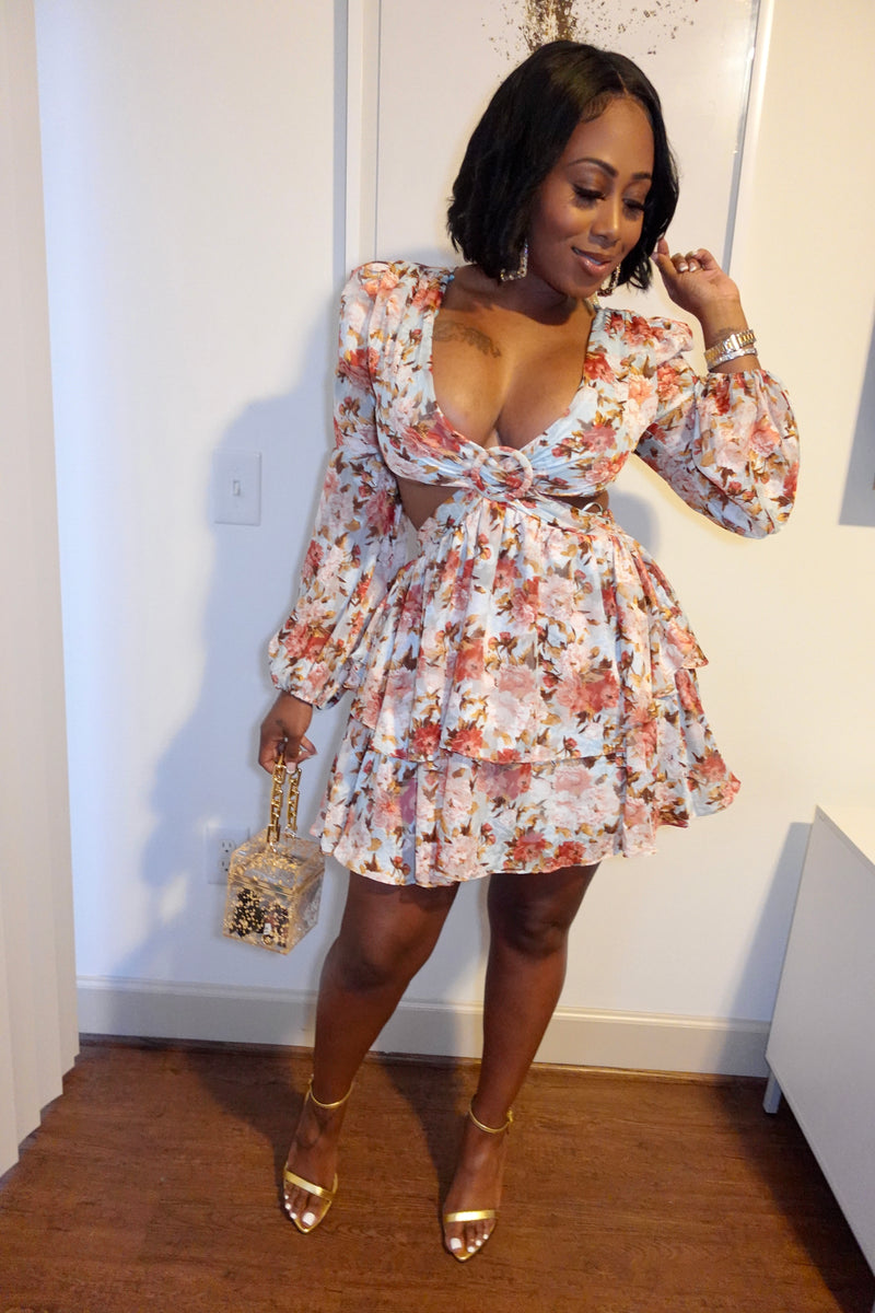 Floral Multicolor midi dress