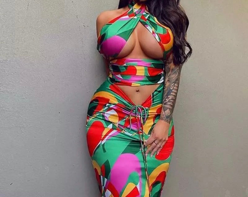 Amre Sexy Print Multi Color Set